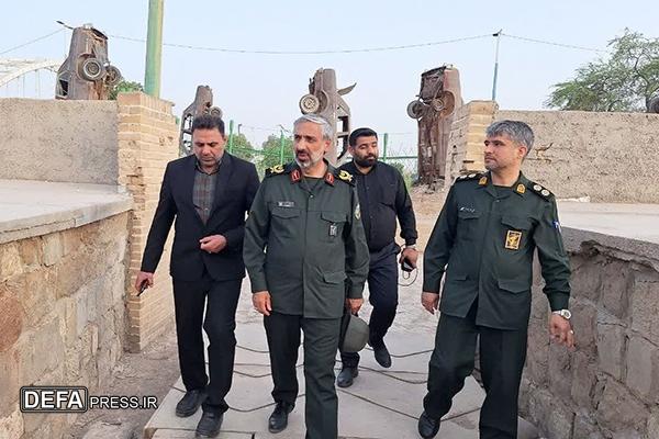 بازدید مسئولین بنیاد حفظ آثار و نشر ارزش‌های دفاع مقدس و مقاومت از موزه خرمشهر