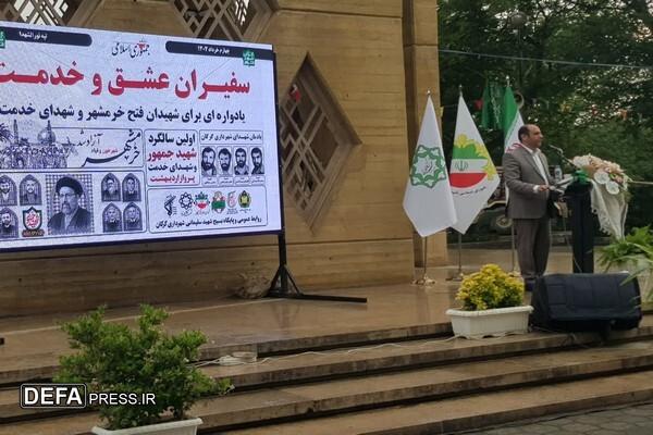 در مراسم «سفیران عشق و خدمت»؛شهردار گرگان از اولویت‌ها گفت