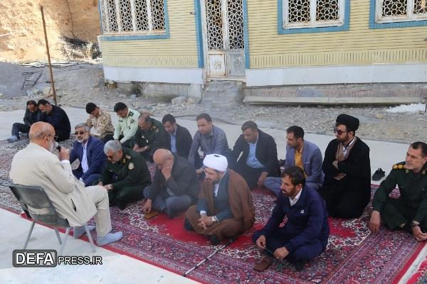 مراسم روایتگری دفاع مقدس در جوار یادمان شهدای گمنام یاسوج + تصاویر
