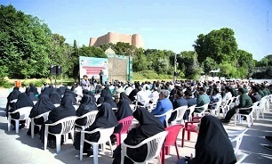 همایش رونمایی از یادمان شهدای حاج عمران خرم آباد+ تصاویر