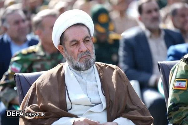 همایش رونمایی از یادمان شهدای حاج عمران در پادگان امام حسین علیه السلام خرم آباد+ تصاویر