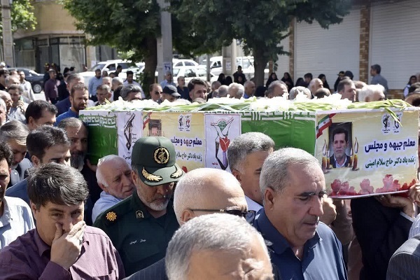 فیلم/ تشییع پیکر جانباز دوران دفاع مقدس