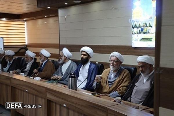 همایش از حوزه تا سنگر ؛ تجلیل از روحانیون رزمنده و ایثارگر استان گلستان برگزار شد+تصاویر