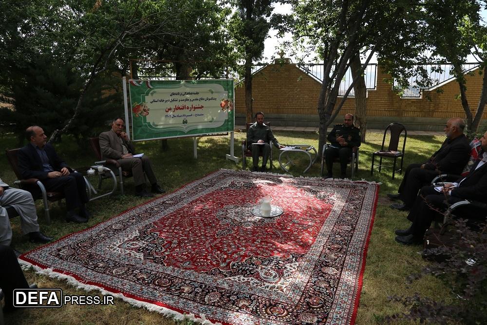 سرهنگ علی کلوندی: ظرفیت و خلاقیت  دانشجویان و دانش آموزان در  ترویج فرهنگ دفاع مقدس یک فرصت است