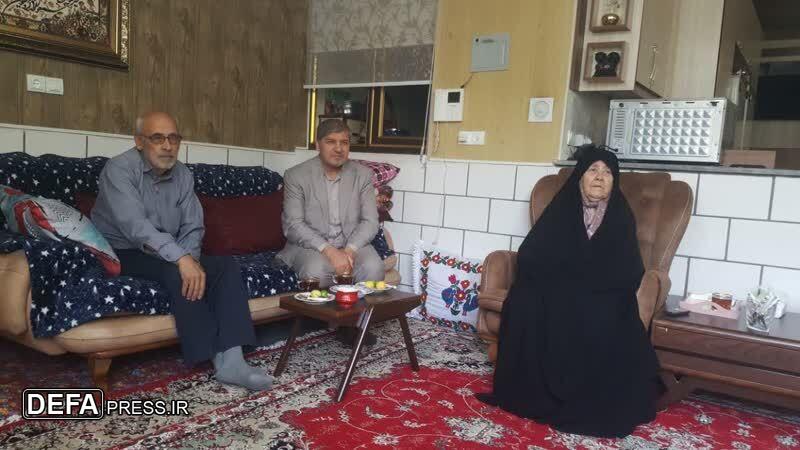 تجلیل از خانواده شهید نبی‌اله زارعی‌نژاد و جانباز سرافراز حاج شفیع فلاح‌نژاد در ساوجبلاغ