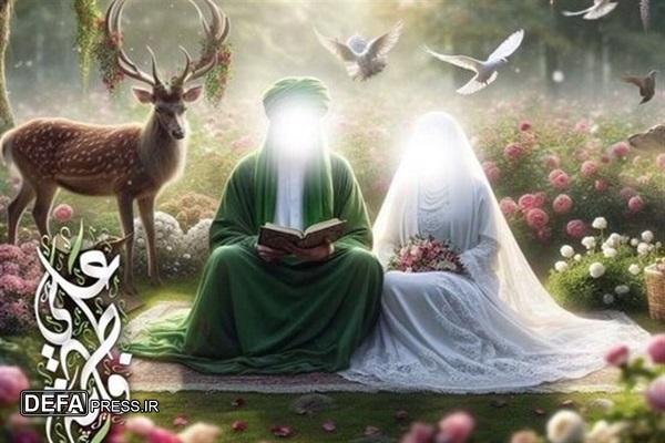جشن ازدواج حضرت علی(ع) و حضرت فاطمه(س) در دیر برگزار شد