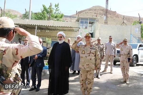 بازدید رئیس سازمان قضایی نیرو‌های مسلح از مرز‌های خراسان رضوی+ تصاویر