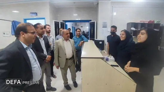 تأکید بر ارتقای خدمات درمانی بشاگرد در بازدید مسئولان و خیرین حوزه