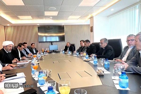 سفر اسپانیا؛ رییس سازمان فرهنگ و ارتباطات اسلامی با رییس مجمع اسقفان اسپانیا دیدار کرد