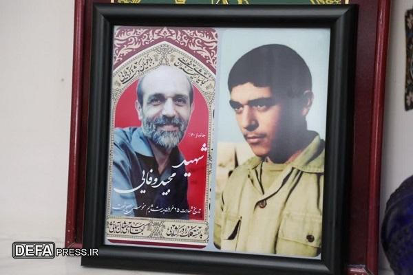 نماینده رهبر معظّم انقلاب در استان سمنان، با خانواده معظّم شهید «مجید وفایی» دیدار کرد