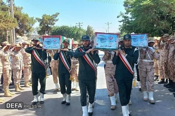 برگزاری مراسم تشییع ۳ شهید جنایت رژیم صهیونیستی در درگز+ تصاویر