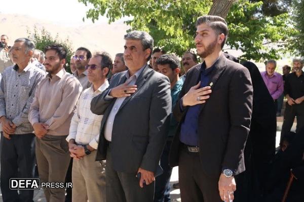 تشییع پیکر شهید «داوود محمد مظاهری» در سراب تویسرکان + تصاویر