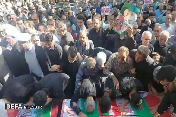 روایتی از وداع با شهدای سروقامت غیرت و جهاد در بیجار کردستان