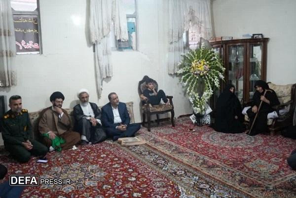 دیدار مسئولان قم با خانواده‌های معظم ۳ شهید جنایات رژیم صهیونیستی