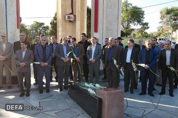 تجدید میثاق مقامات قضایی استان همدان با آرمان‌های شهدا + تصاویر