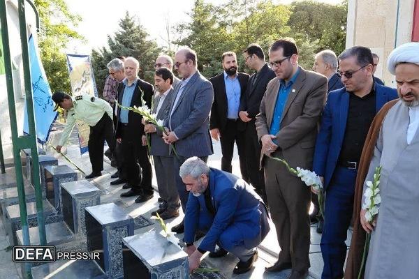 تجدید میثاق مقامات قضایی استان همدان با آرمان‌های شهدا + تصاویر