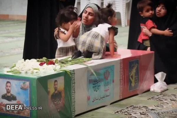 تشییع و خاکسپاری شهید اسماعیل نادی  در سربیشه