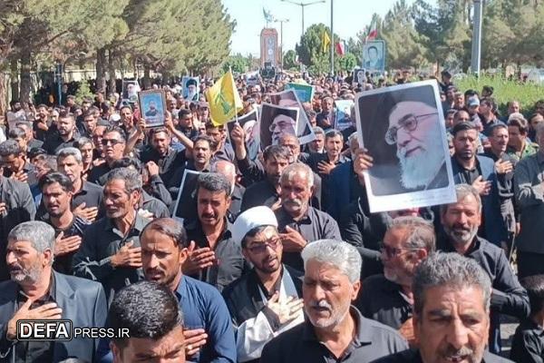 تشییع و خاکسپاری شهید اسماعیل نادی  در سربیشه