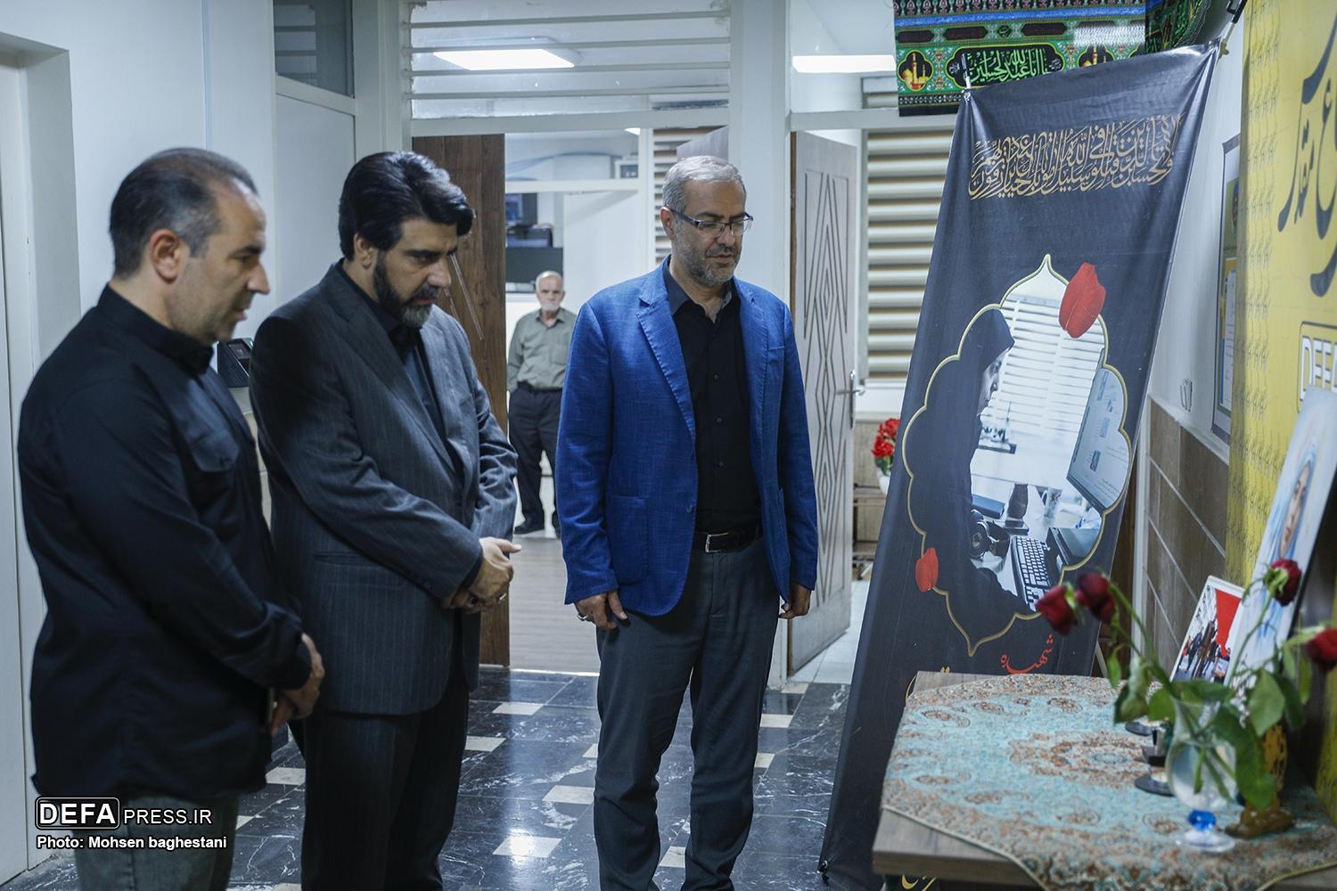 سخنگوی شهرداری تهران و شهردار منطقه ۶ از خبرگزاری دفاع مقدس بازدید کردند