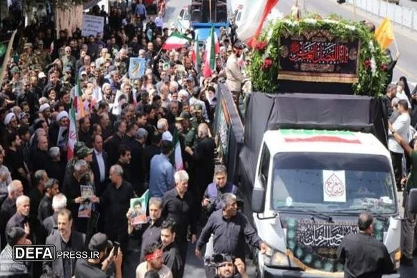 میزبانی بردسکن از پیکر شهید «حسن قنبری»