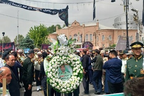 پیکر شهید اقتدار ملی و مدافع امنیت در ارومیه تشییع شد
