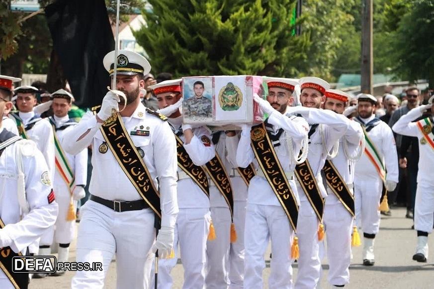 برگزاری آیین تشییع شهید مدافع وطن «محمد امین سلطانی رزدار»
