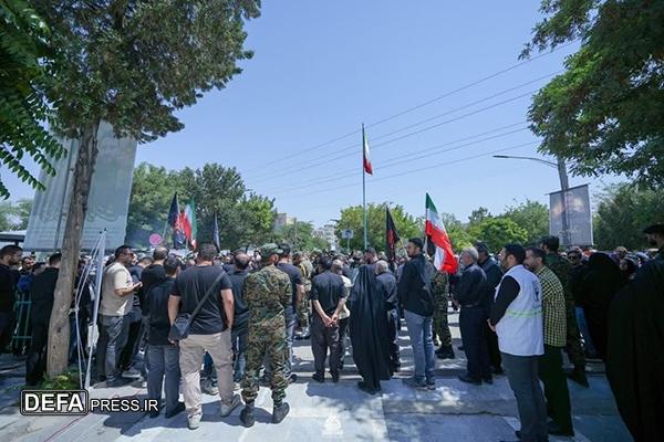 وداع با شهید مدافع وطن یاسین پرچم در کرج