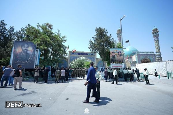 وداع با شهید مدافع وطن یاسین پرچم در کرج