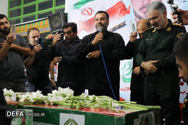 وداع با سرباز بی‌تنِ حسین(ع) در علی‌آبادکتول+ عکس