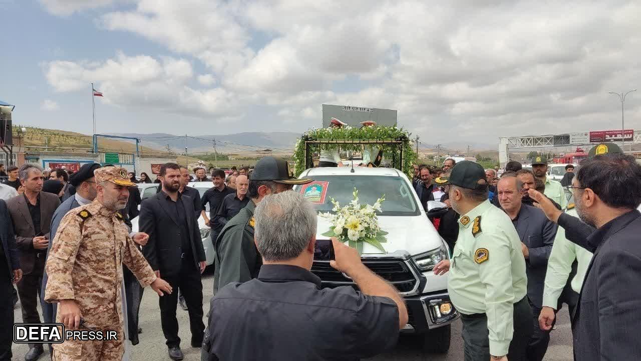 پیکر مطهر شهید «جباری» در اهر به خاک سپرده شد