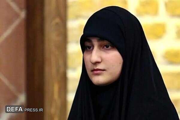 زینب سلیمانی: مردم در مراسم تشییع شهدای اقتدار نشان دادند تا آخر پشت رهبر هستند