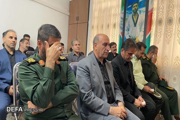 دیدار جمعی از مسئولان با خانواده شهید «امیرحسین نعمتی+ عکس