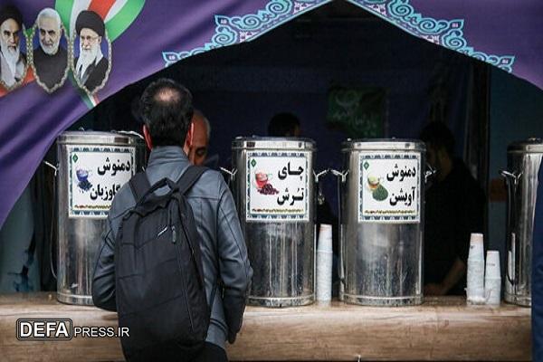 افزایش موکب‌های مردمی در سرپل‌ذهاب برای میزبانی از زائران اربعین