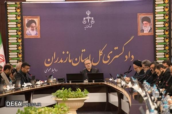تأکید رئیس کل دادگستری مازندران بر تسریع در رسیدگی به پرونده‌ها و اجرای احکام صادره