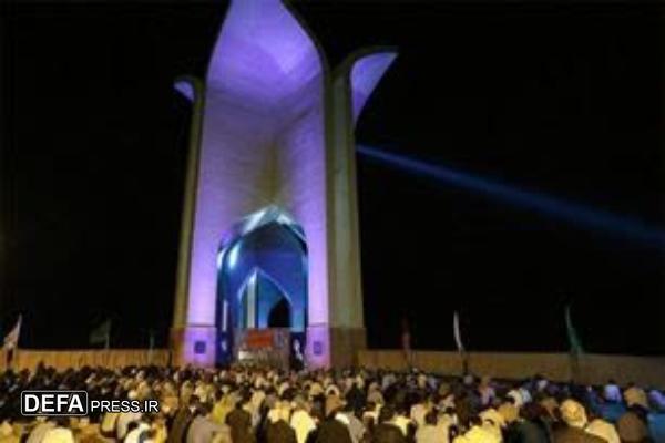 مزار شهدای گمنام فدک میزبان سوگواران محرم