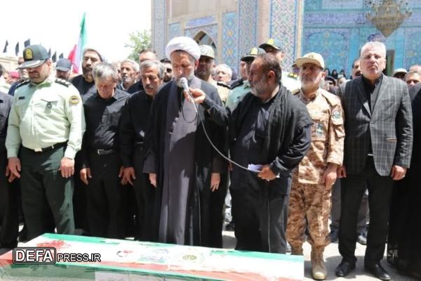 تشییع باشکوه پیکر مطهر شهید «مهدی‌پور قزوینی» برگزار شد
