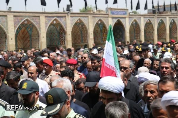 تشییع باشکوه پیکر مطهر شهید «مهدی‌پور قزوینی» برگزار شد