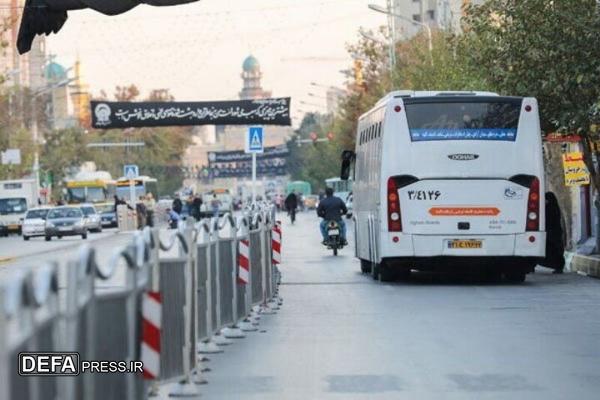 سرویس‌دهی رایگان اتوبوسرانی مشهد در روز‌های تاسوعا و عاشورای حسینی