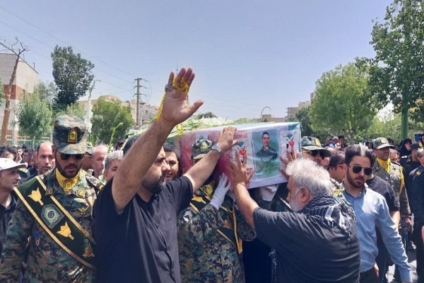 پیکر مطهر شهید «نعمتی» تشییع شد
