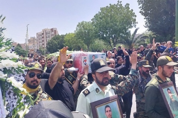 پیکر مطهر شهید «نعمتی» تشییع شد