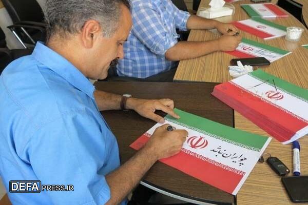 خوشنویسان خراسان شمالی نمادی تازه از غیرت ملی را به تصویر کشیدند