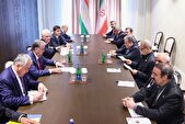 دیدار روسای جمهور ایران و تاجیکستان