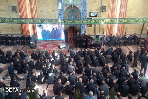 برگزاری یادواره شهید «سینا سهامی» در بهادربیگ + تصاویر
