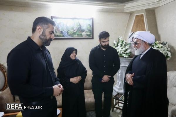 دیدار تولیت آستان قدس رضوی با خانواده‌های شهدای تجاوز رژیم صهیونی به میهن اسلامی در مشهد+ تصاویر