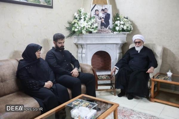 دیدار تولیت آستان قدس رضوی با خانواده‌های شهدای تجاوز رژیم صهیونی به میهن اسلامی در مشهد+ تصاویر