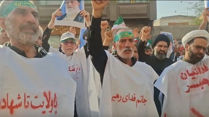 فیلم/ جلوه‌هایی از حضور پرشور مردم قم در تجمع ضداستکباری «عهد خون»