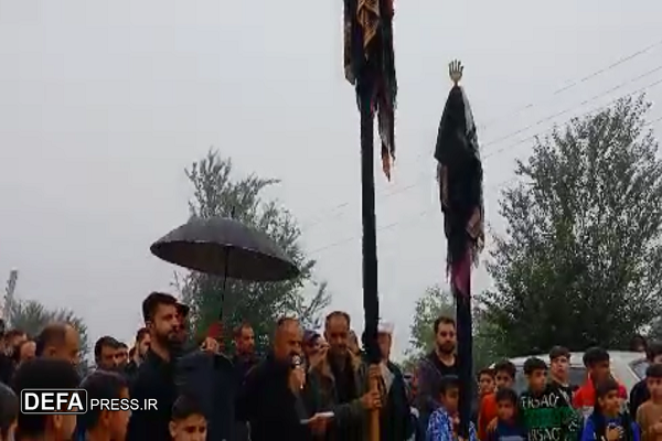 آئین سوال و جواب علم‌دار حسینی روستا‌های ورپام و چالو+ فیلم