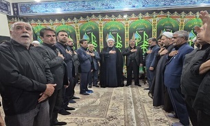 مراسم عزاداری نهم محرم در بیت امانم جمعه خرم آباد+ عکس