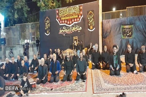 تصاویر/برگزاری مراسم شب تاسوعای حسینی در مسجد امام حسین شهرستان چوار