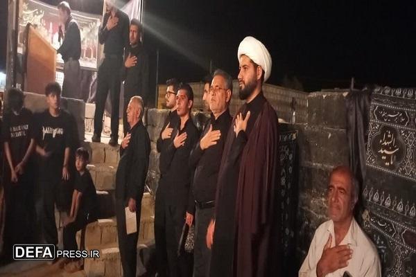 تصاویر/ برگزاری مراسم تاسوعای حسینی در روستای شیراوند شهرستان هلیلان